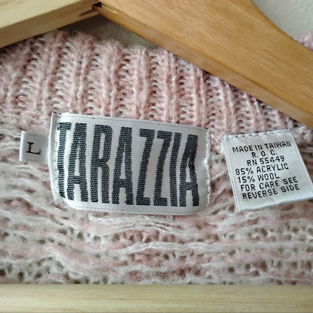 Vintage Tarazzia Pink Size L Cardigan - Picture 2 of 12